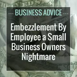 advice embezzlement by employee
